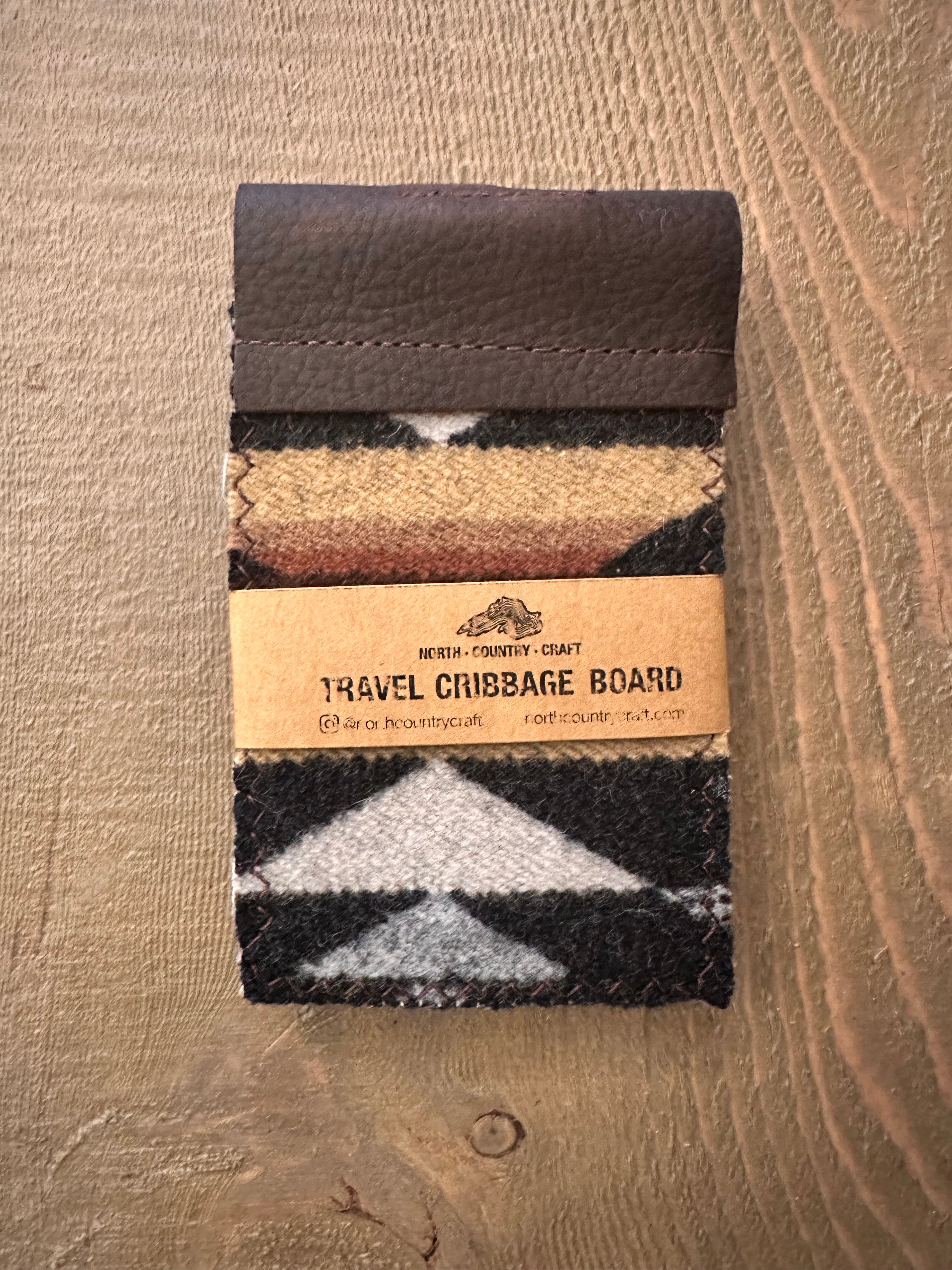 Travel Pendleton Cribbage Board