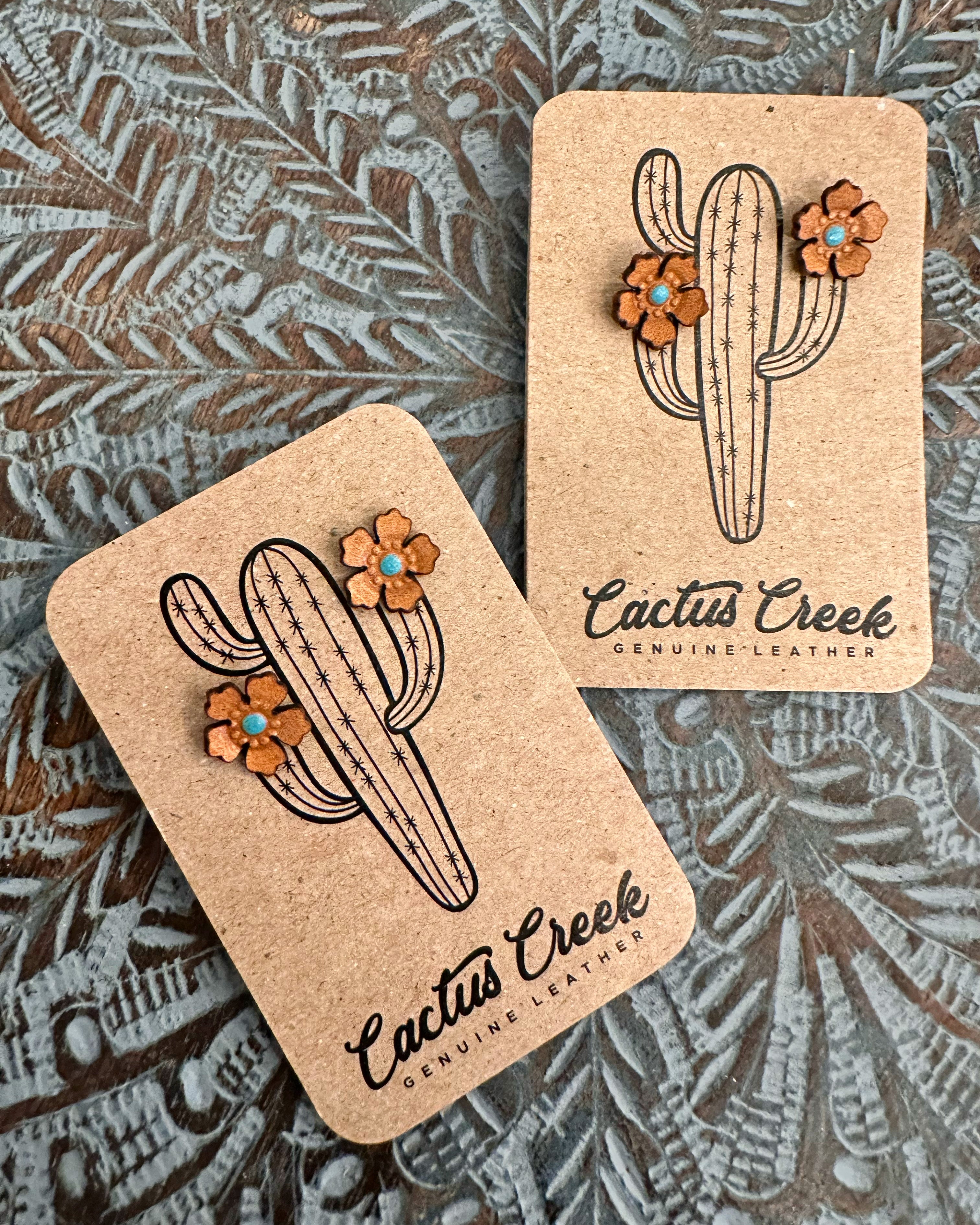 Cactus Creek Flower Stud Earring