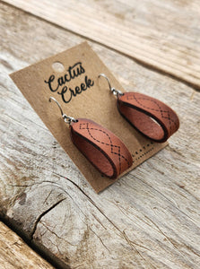 Cactus Creek Boot Stitch Loop Earring