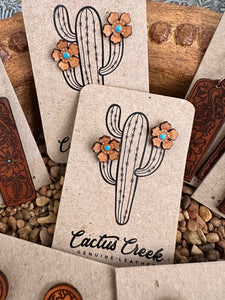 Cactus Creek Flower Stud Earring