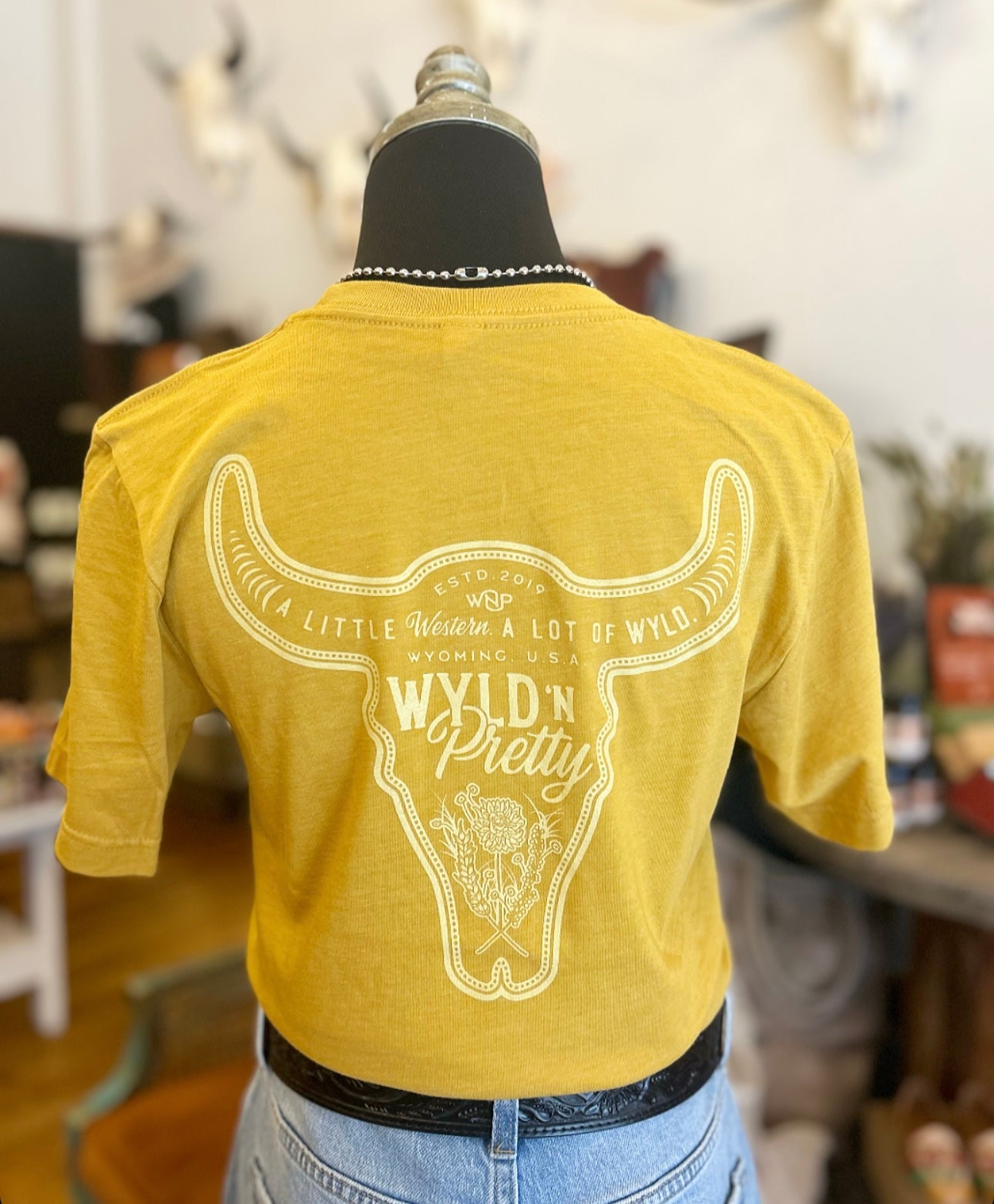 Ride for the Brand Tee- Mustard