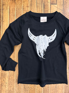 Onyx- Original Bison Crew Sweatshirt