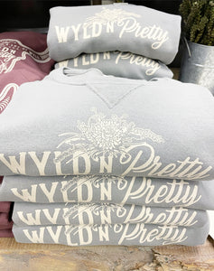 Wyld 'n Pretty Granite Crewneck Sweatshirt