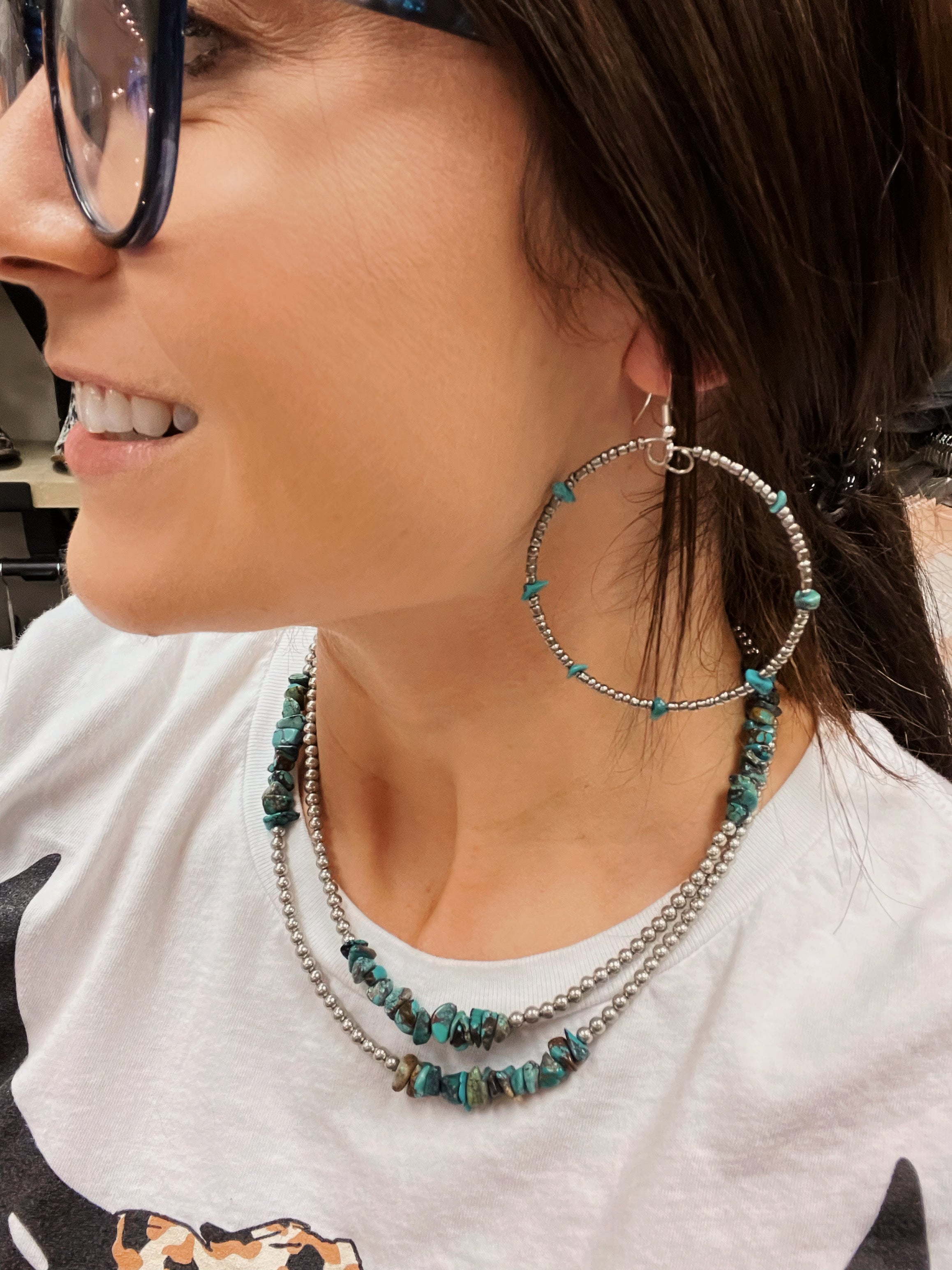 Wrangler Turquoise Hoops